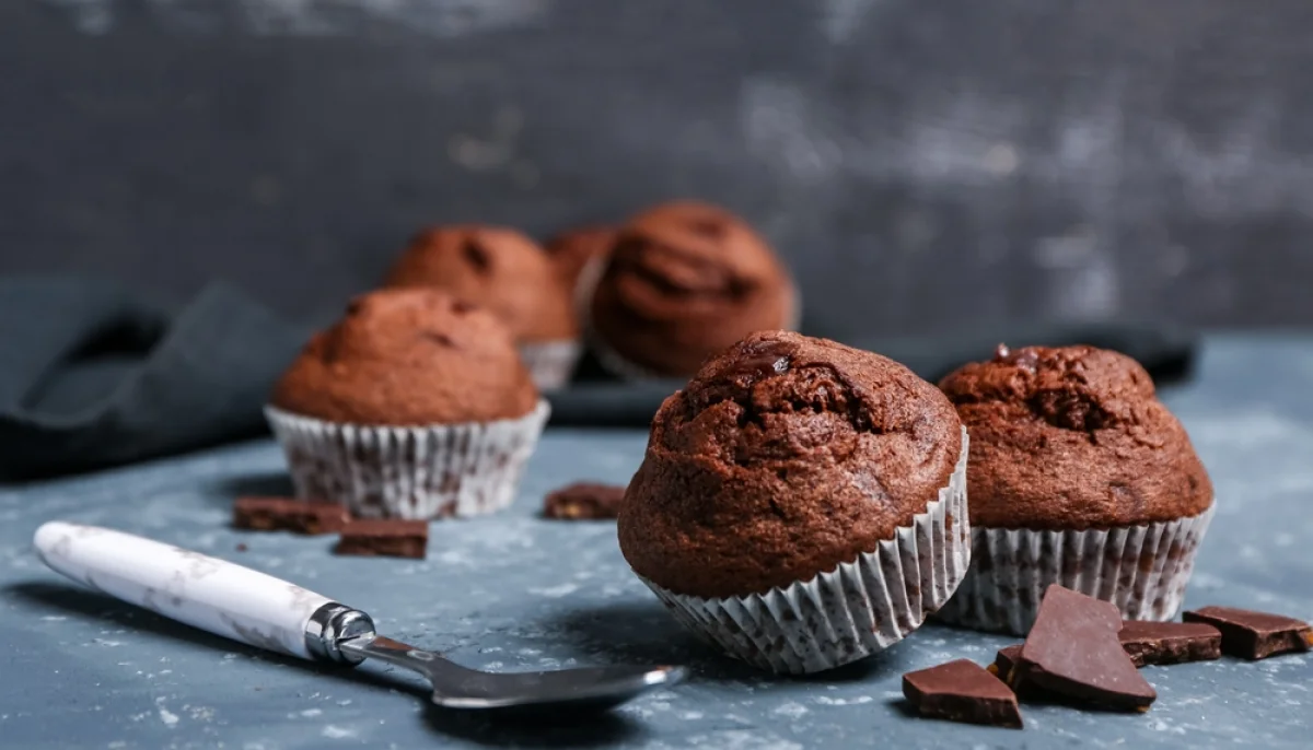 🧁Muffins tout chocolat moelleux