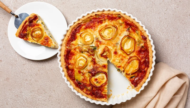 🥧Quiche aux poireaux et fromage