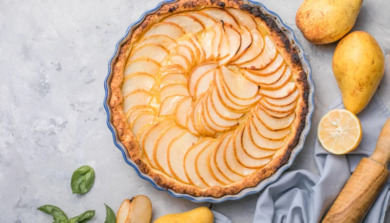 🍐Tarte aux poires simple et rapide