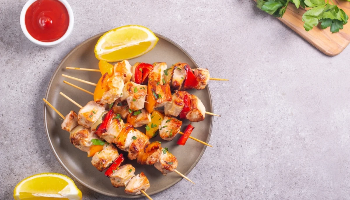 🍢Brochettes de poulet grillé au citron