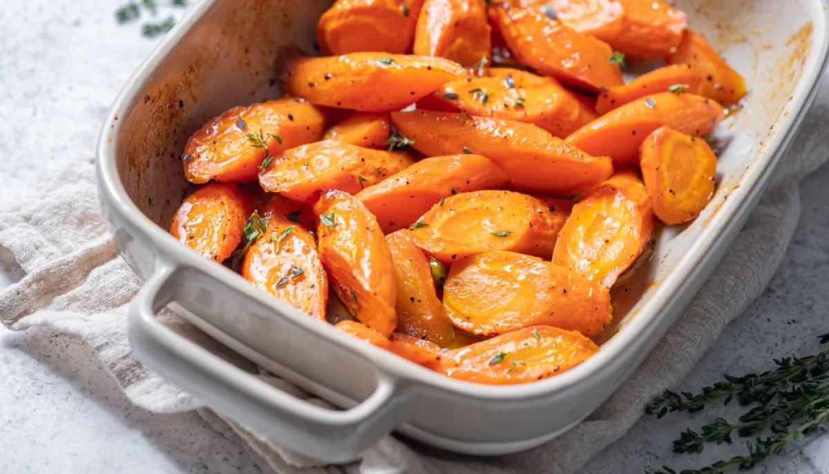 🥕Carottes glacées au beurre et miel