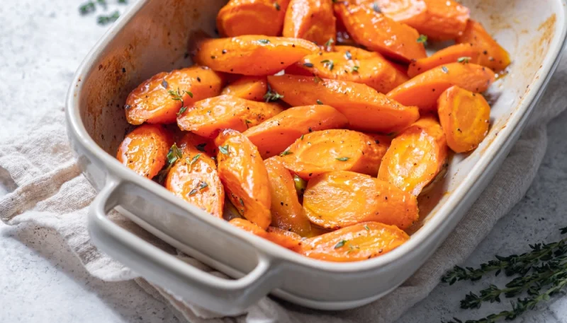 🥕Carottes glacées au beurre et miel