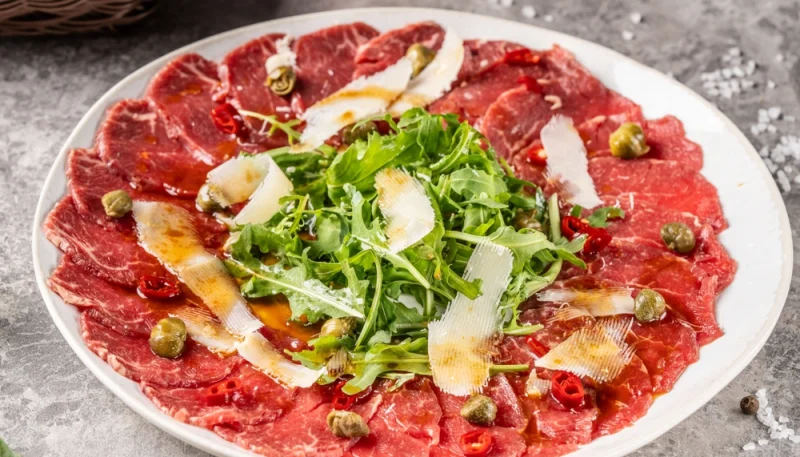 🥩Carpaccio de bœuf traditionnel