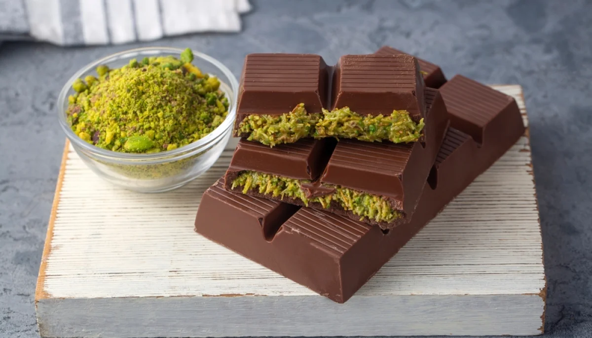 🍫Chocolat fourré à la pistache
