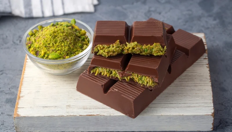 🍫Chocolat fourré à la pistache