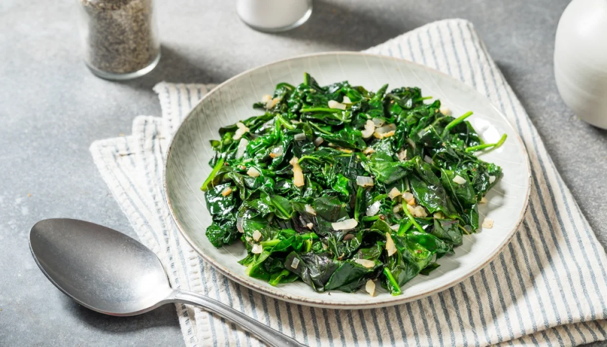 🥬Chou kale sauté à l’ail
