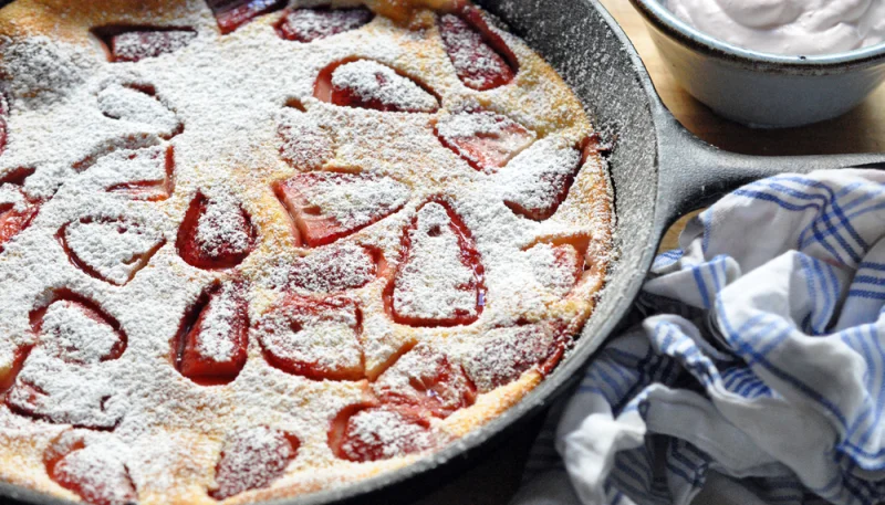 🍓Clafoutis aux fraises facile