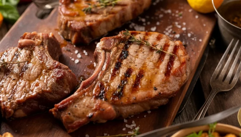 🥩Côtelettes de porc à la poêle