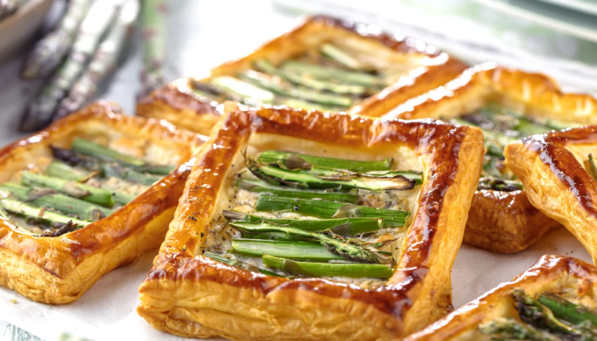 🥐Feuilletés rapides aux asperges vertes