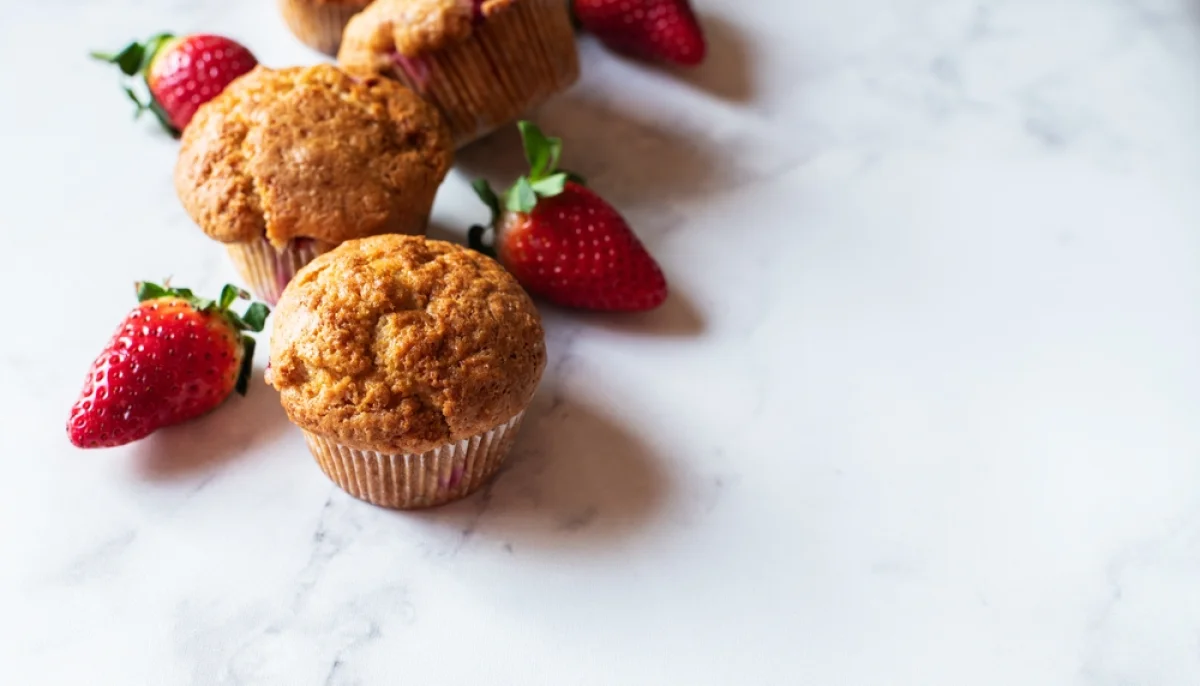 🍓🧁Muffins aux fraises faciles