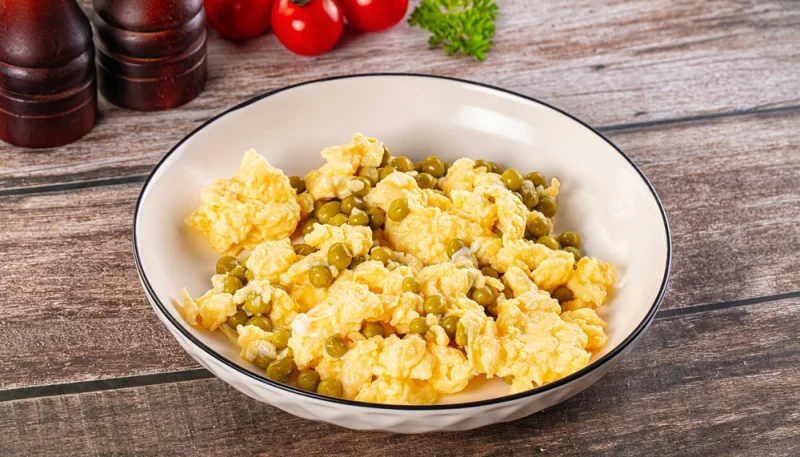 🍳Omelette aux petits pois