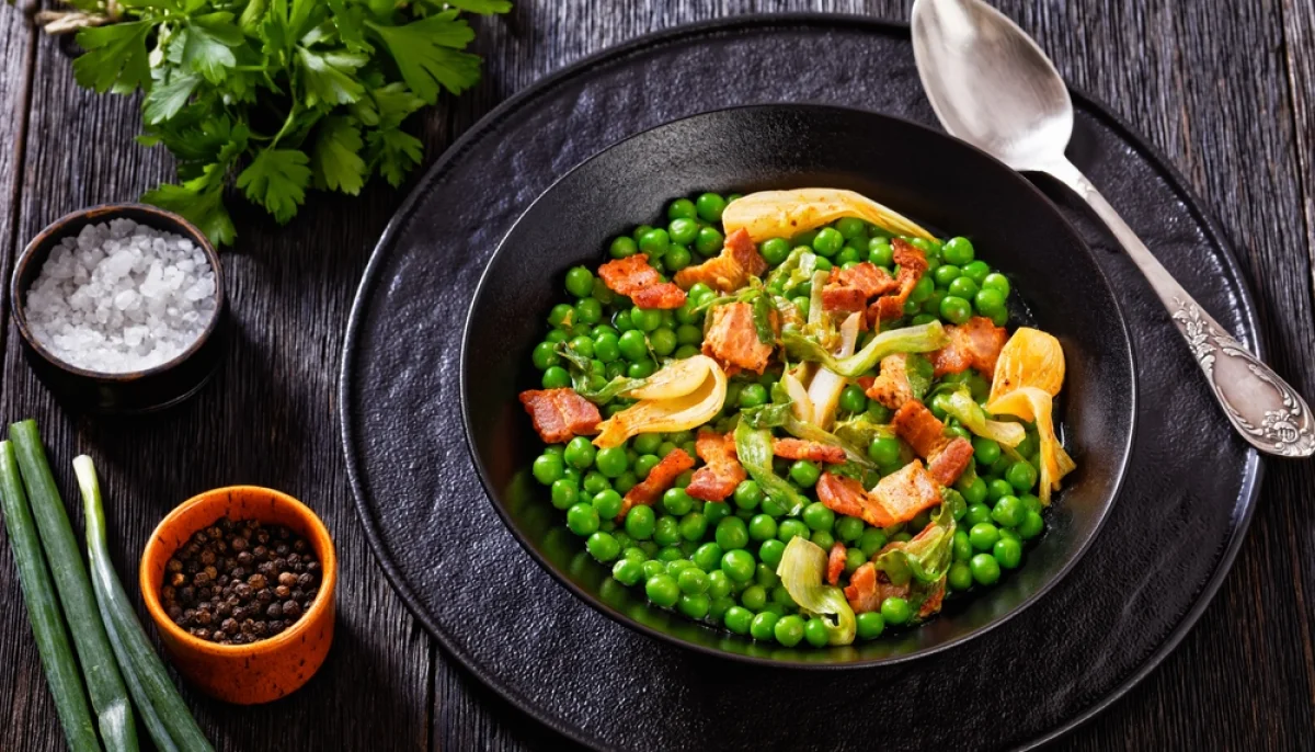 🟢 Petits pois à la française