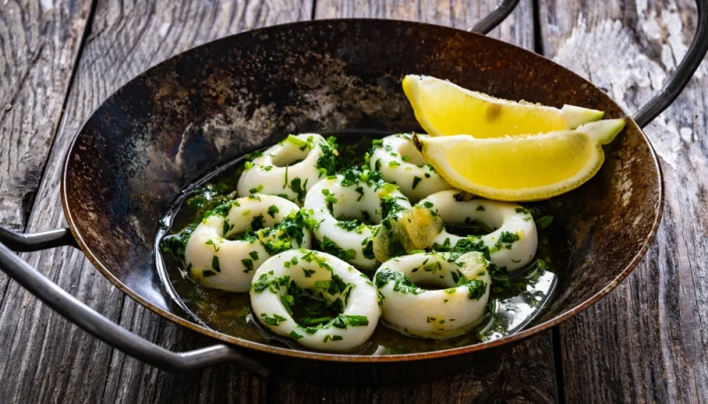 🦑Poêlée de calamars facile