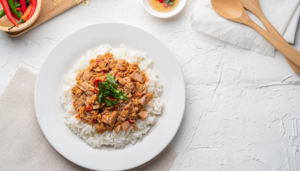 🍚Riz au thon rapide