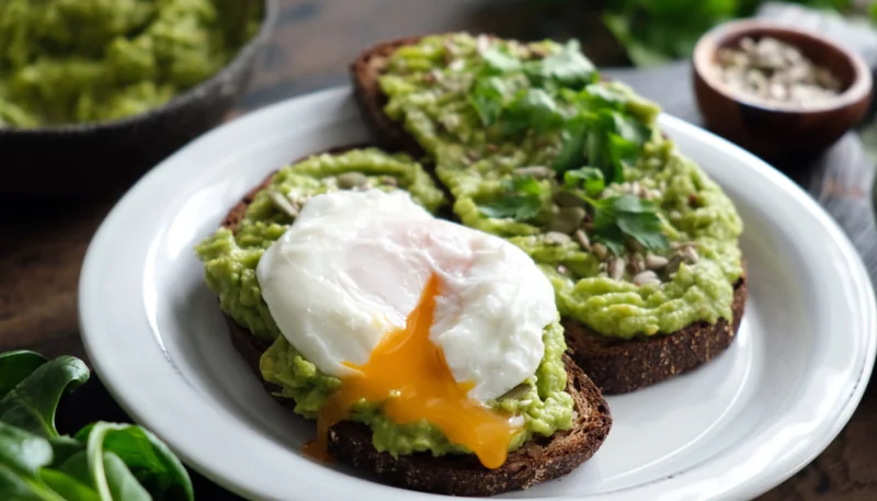 🥑Toasts à l’avocat et œuf poché