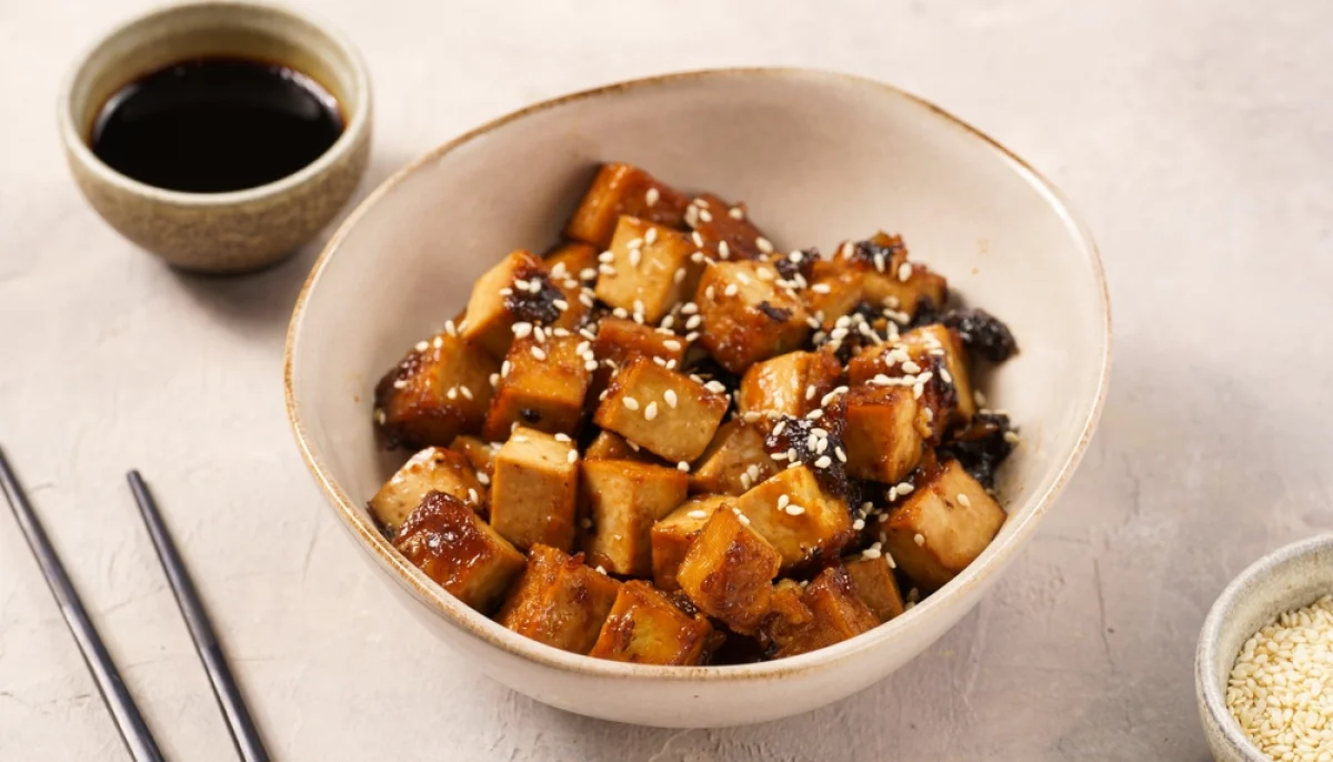 Tofu poêlé sauce soja douce