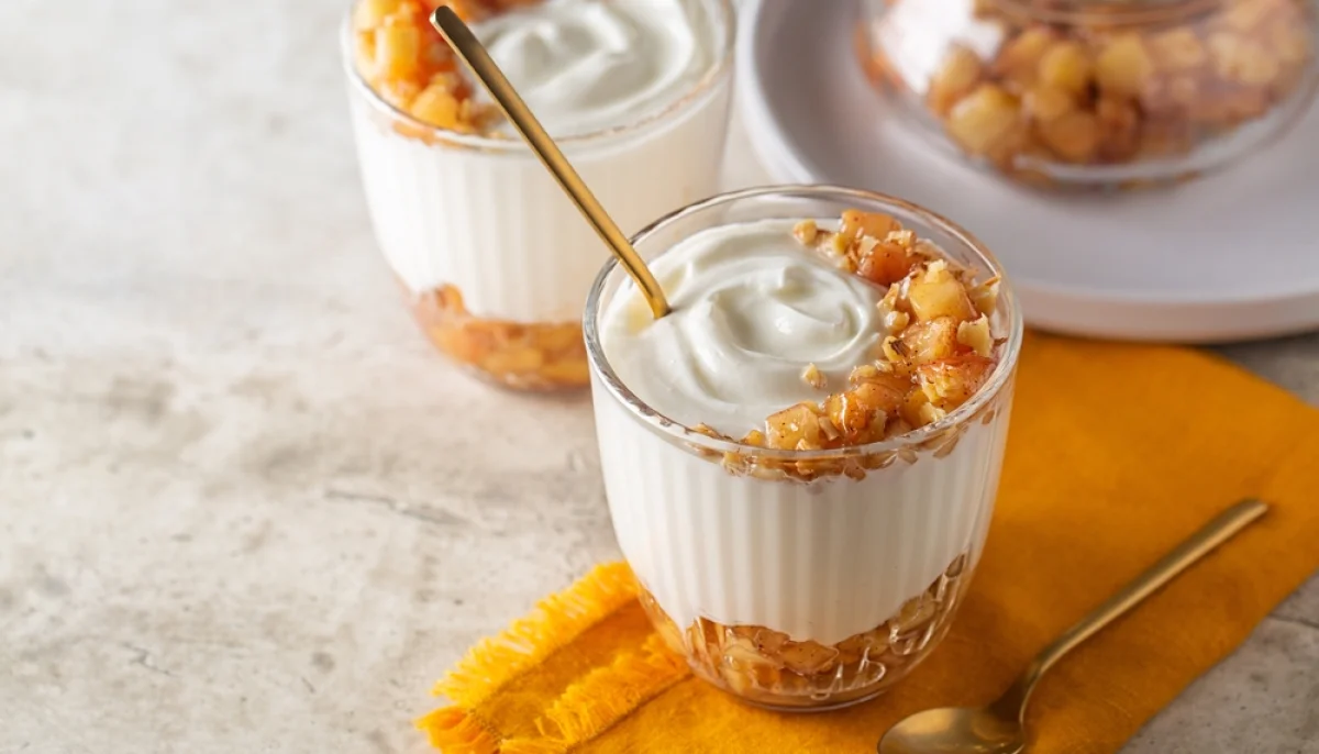 🍯Yaourt aux pommes caramélisées