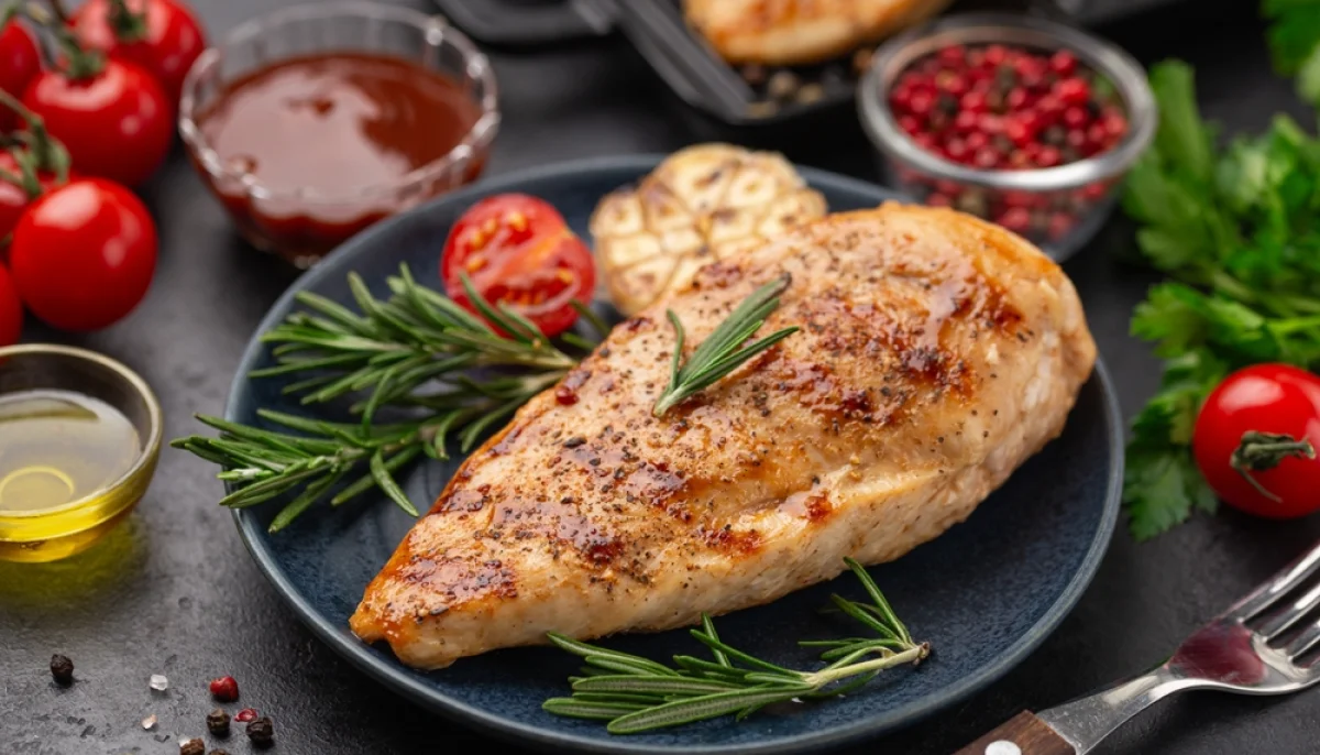 🍗Blanc de dinde grillé aux herbes