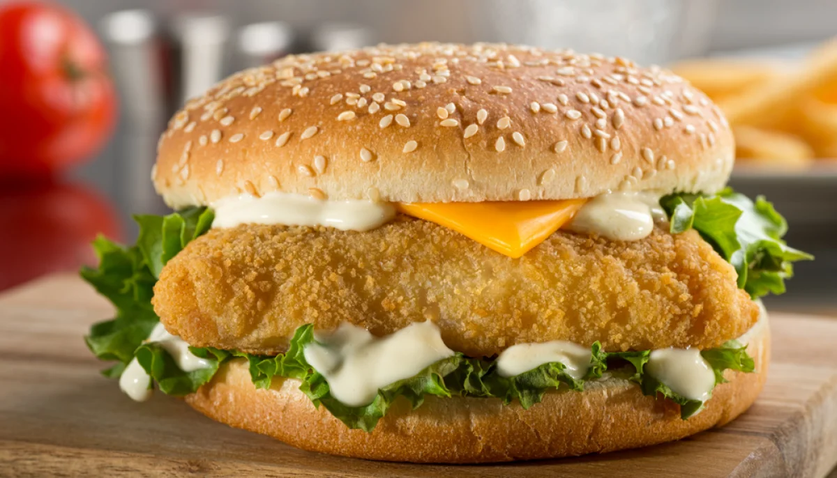 🍔Burger maison au poisson pané