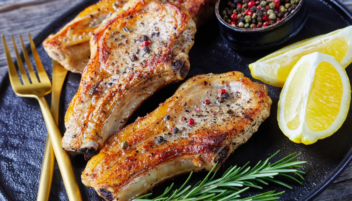 🥩 Côtes de porc marinées au citron
