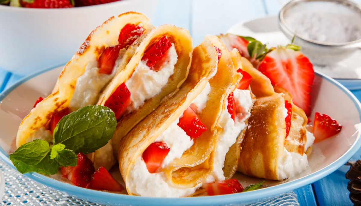 🥞Crêpes aux fraises et chantilly