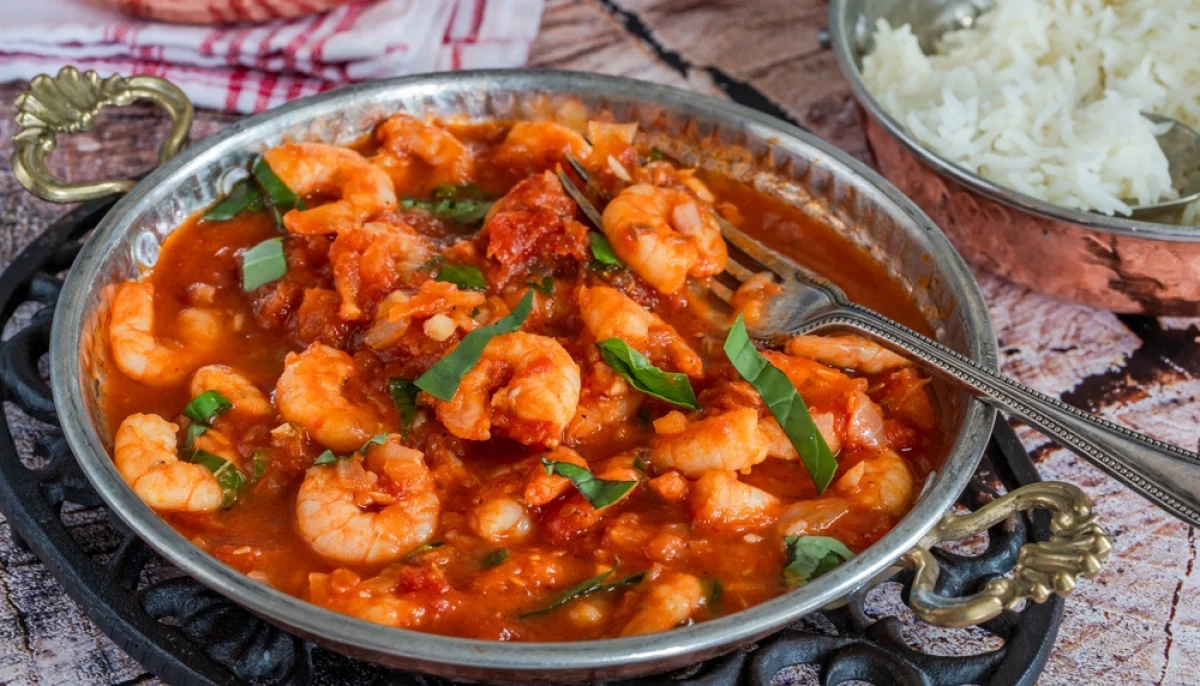 🍤Crevettes à la sauce tomate épicée