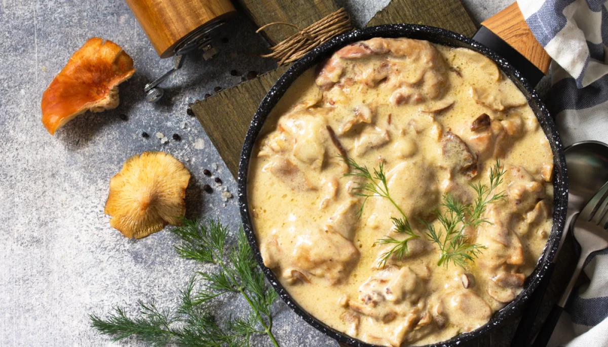 🍗🍄 Dinde aux champignons et crème légère