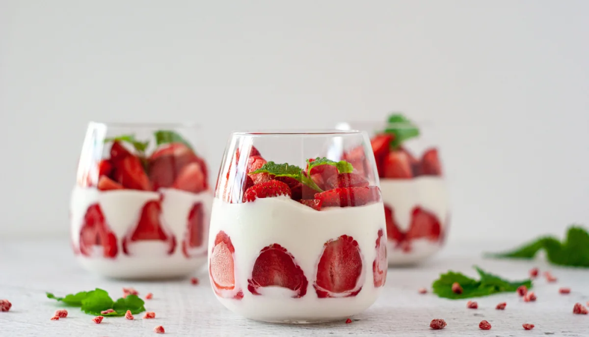 🍓Fraises au fromage blanc