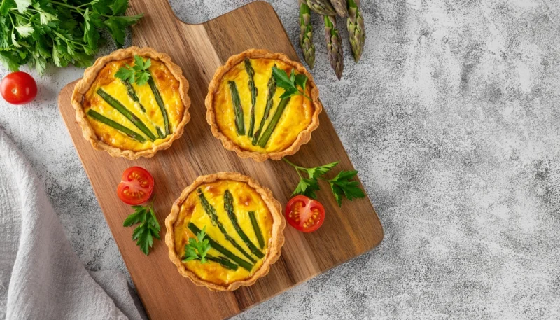 🥧 Mini quiches aux asperges
