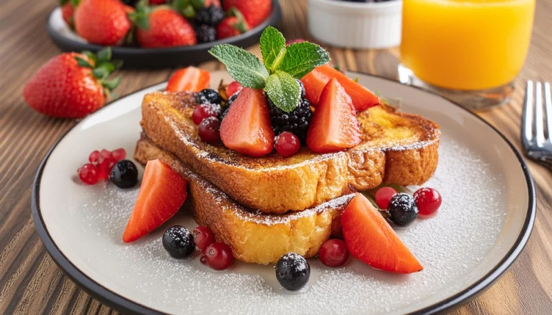 🍓Pain perdu aux fruits rouges