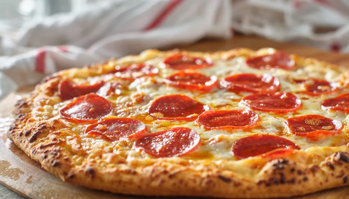 🍕Pizza pepperoni maison