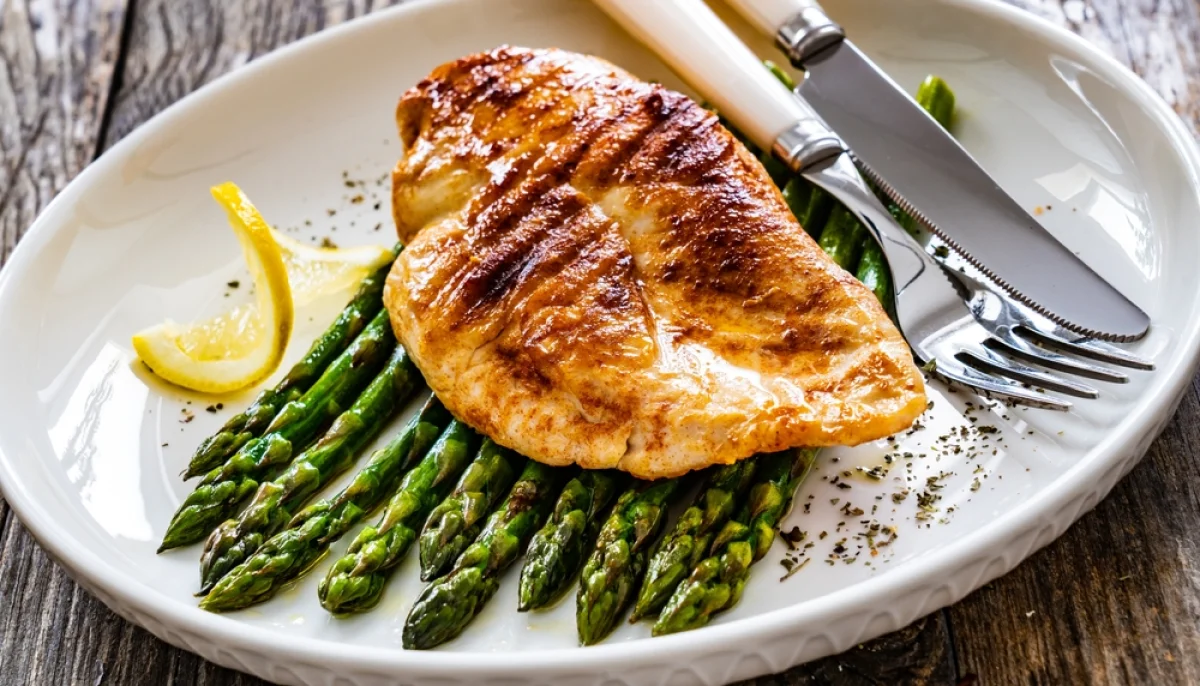 🍗Poulet rôti aux asperges