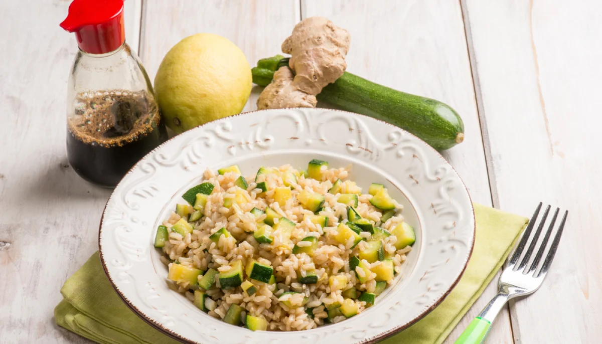 🍚Riz aux courgettes et citron