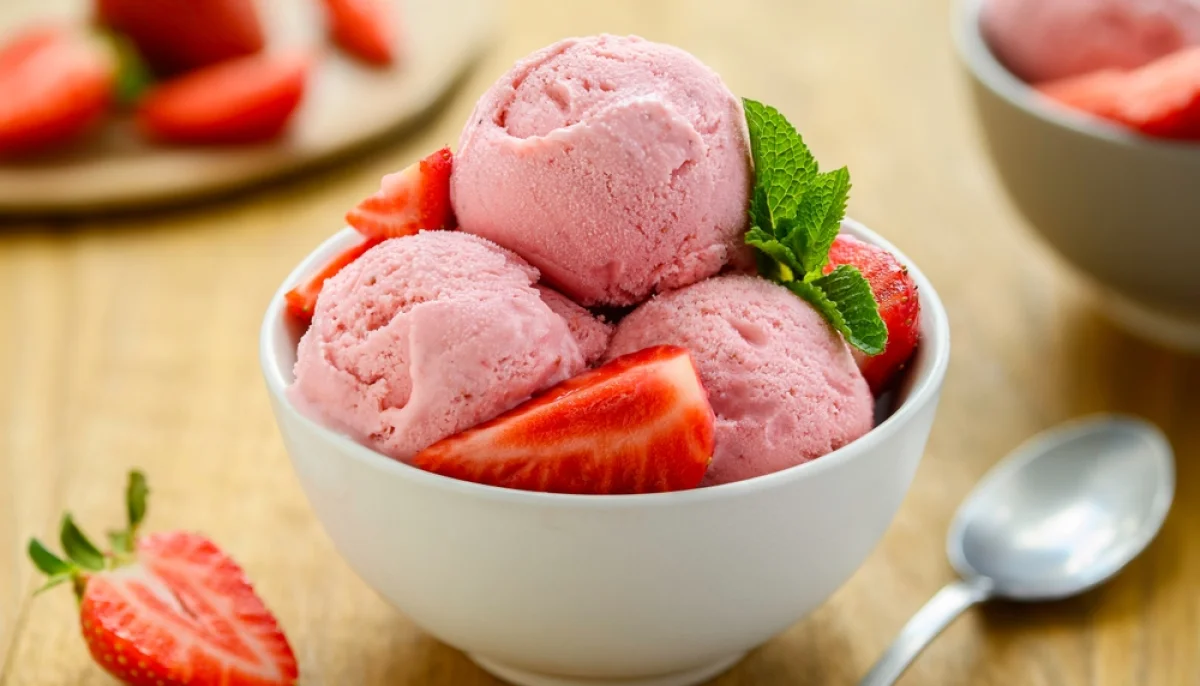 🍓 Sorbet fraise maison
