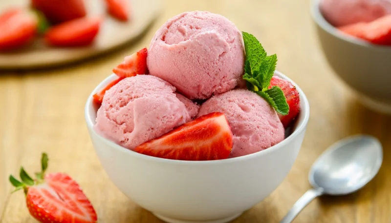 🍓 Sorbet fraise maison