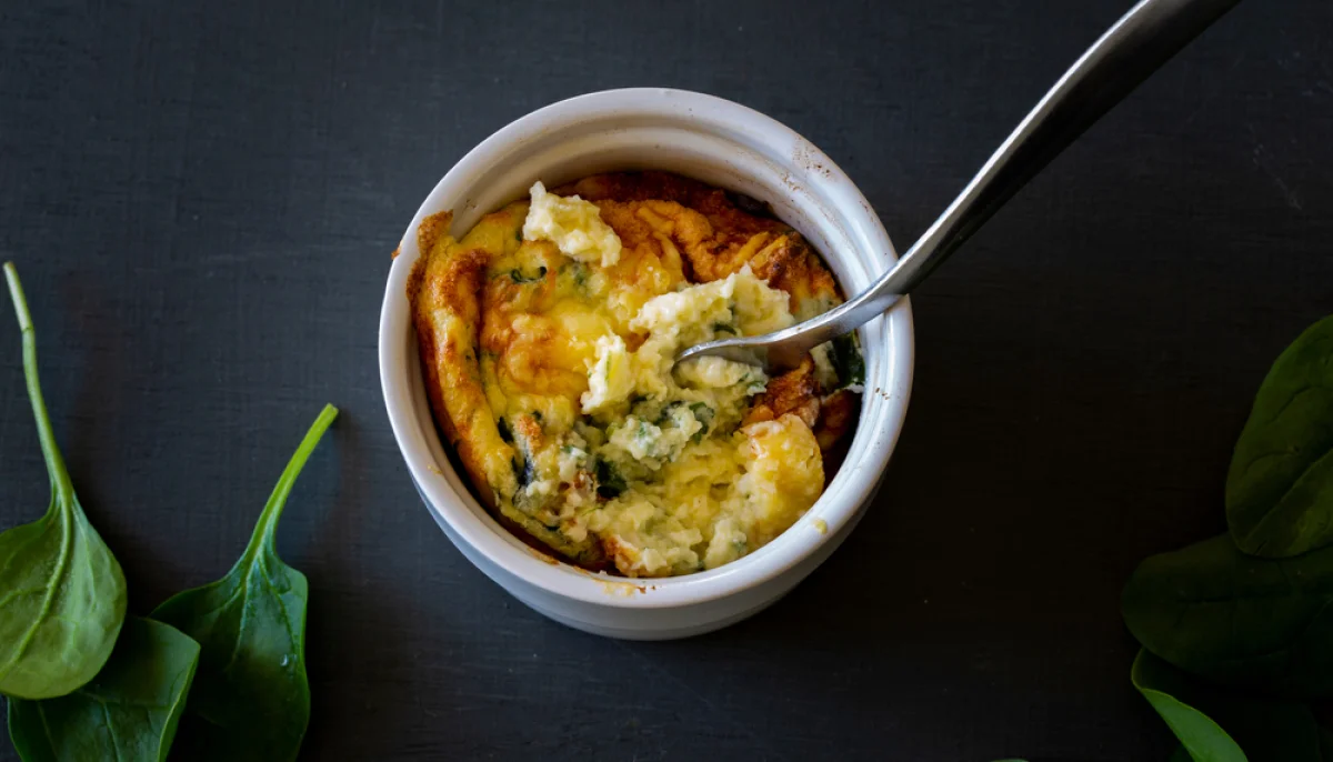 🥬Soufflé aux épinards léger