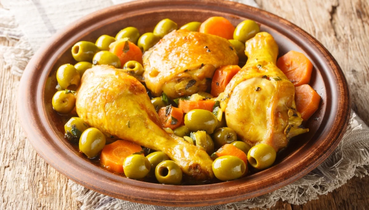 🍗Tajine de poulet aux olives facile