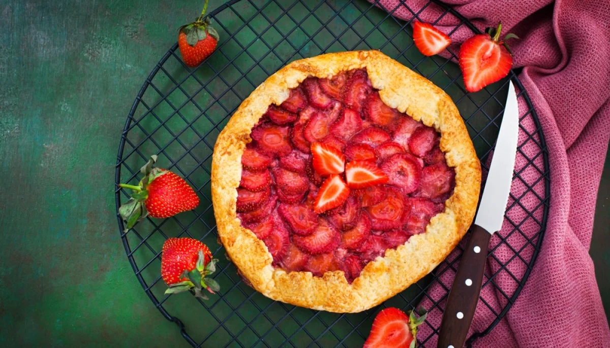 🍓Tarte rustique aux fraises maison