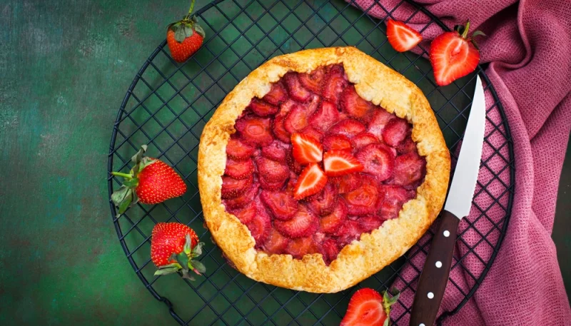 🍓Tarte rustique aux fraises maison