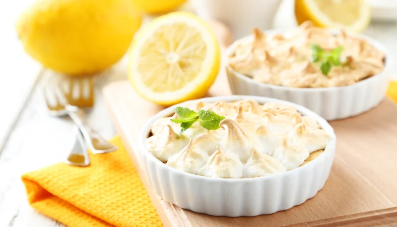 🍋Tartelettes au citron meringuées maison
