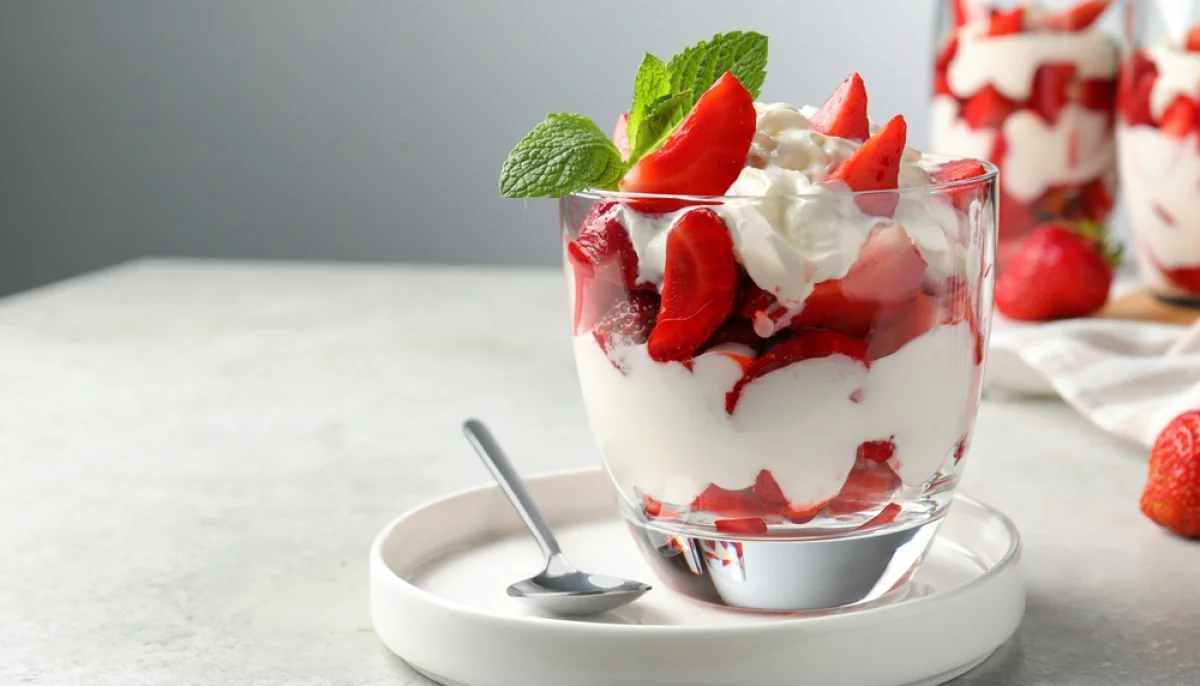 🍓Verrines fraises fromage blanc