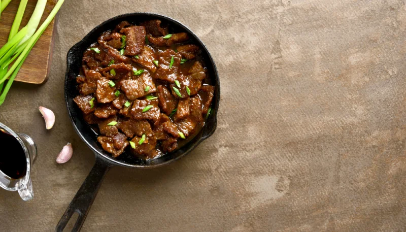 🥩Bœuf sauté ail et soja rapide