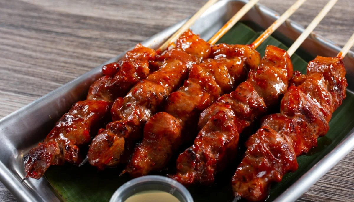 🍢Brochettes de porc marinées