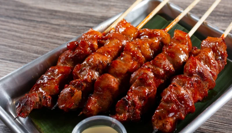 🍢Brochettes de porc marinées