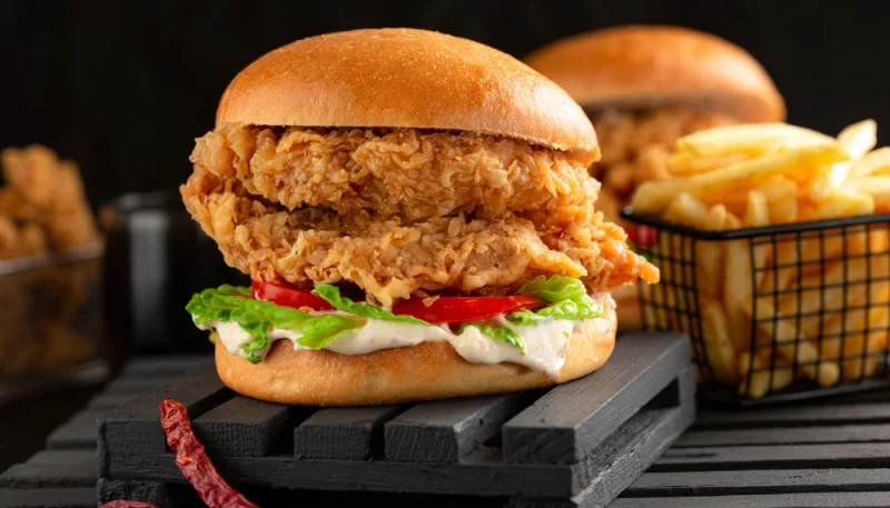 🍔Burger poulet croustillant