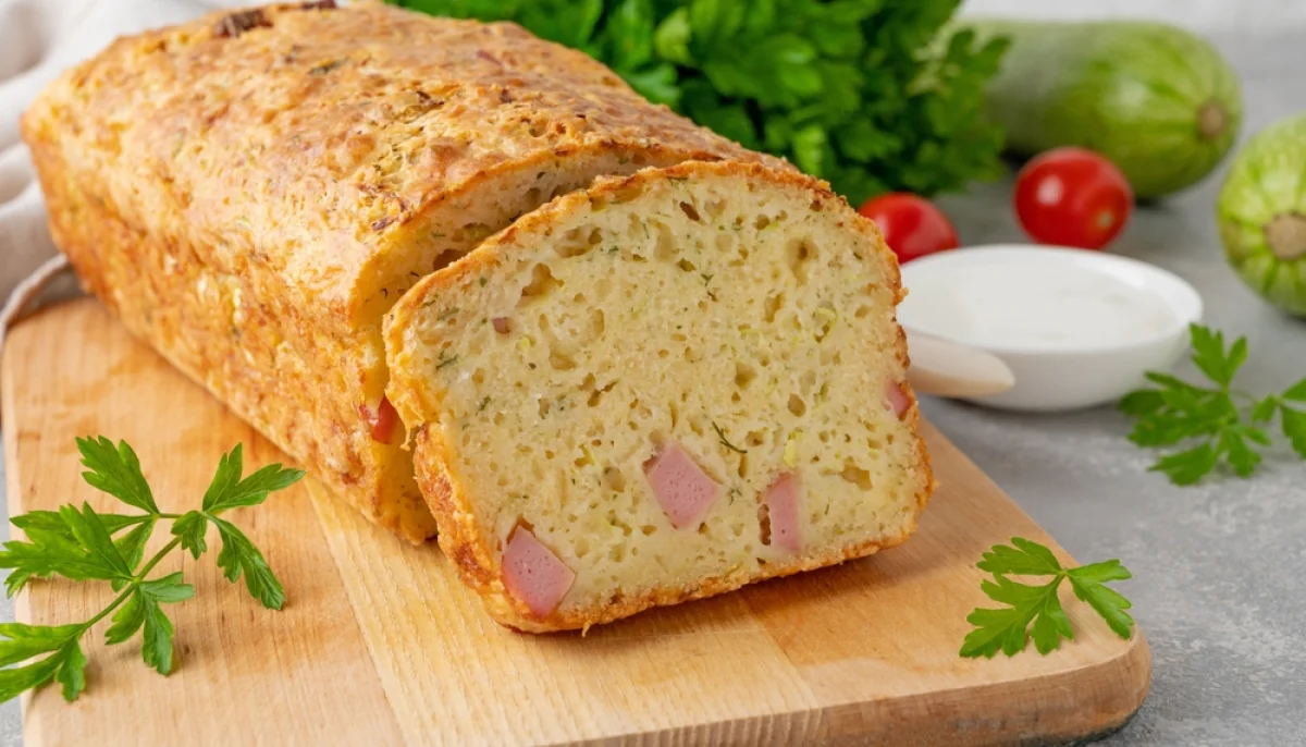 🥒Cake salé courgette-jambon