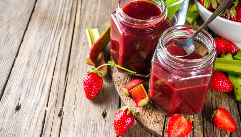 🍓Compote fraise rhubarbe