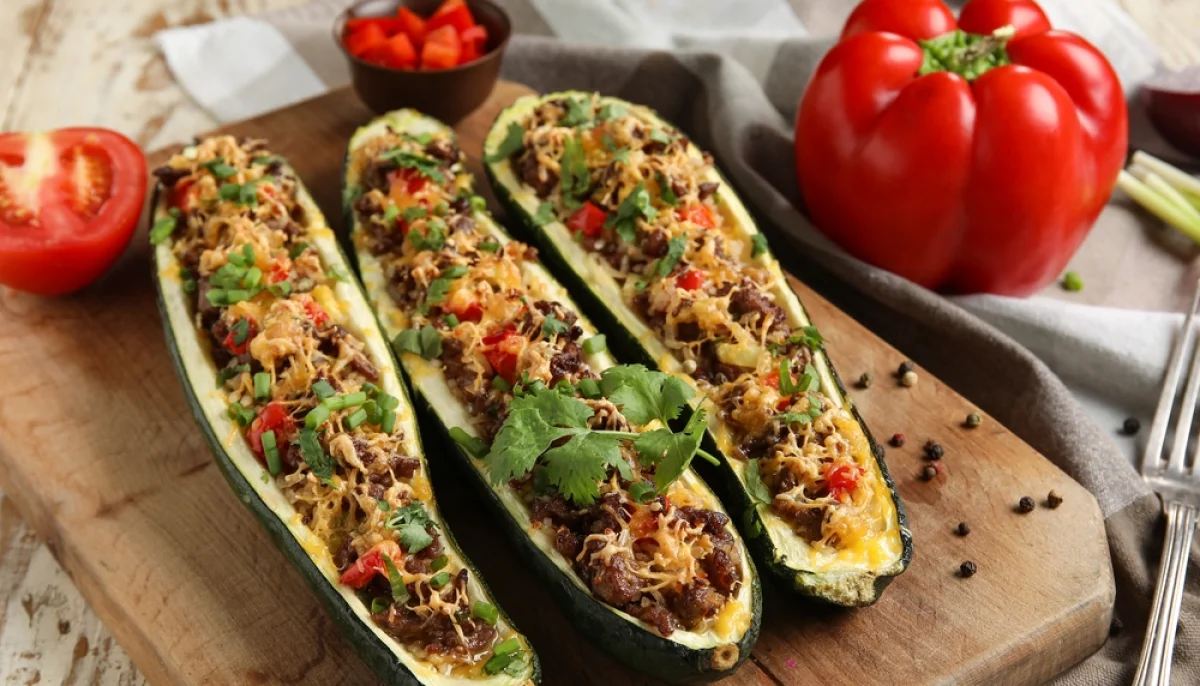 🥒Courgettes farcies à la viande