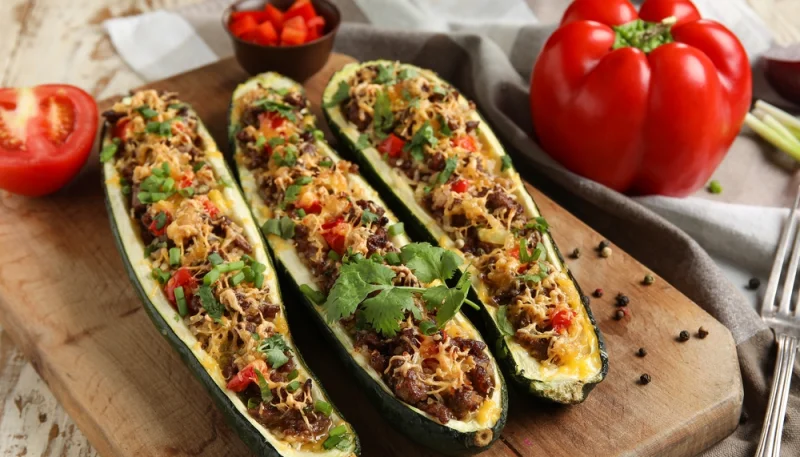 🥒Courgettes farcies à la viande