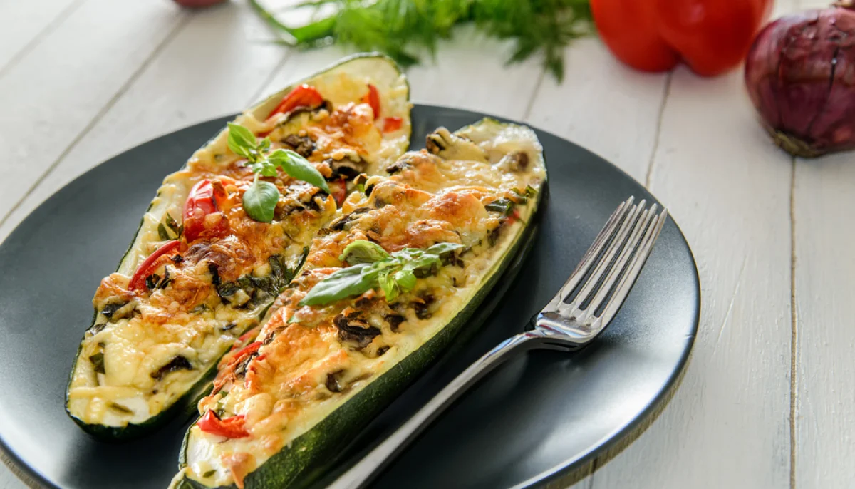 🥒Courgettes farcies végétariennes